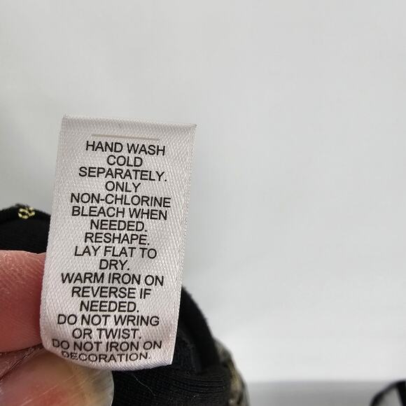 Cato Black Gold Sequin Knee Length Pencil Skirt 14/16W Glam Old Money Opulent - Picture 8 of 8